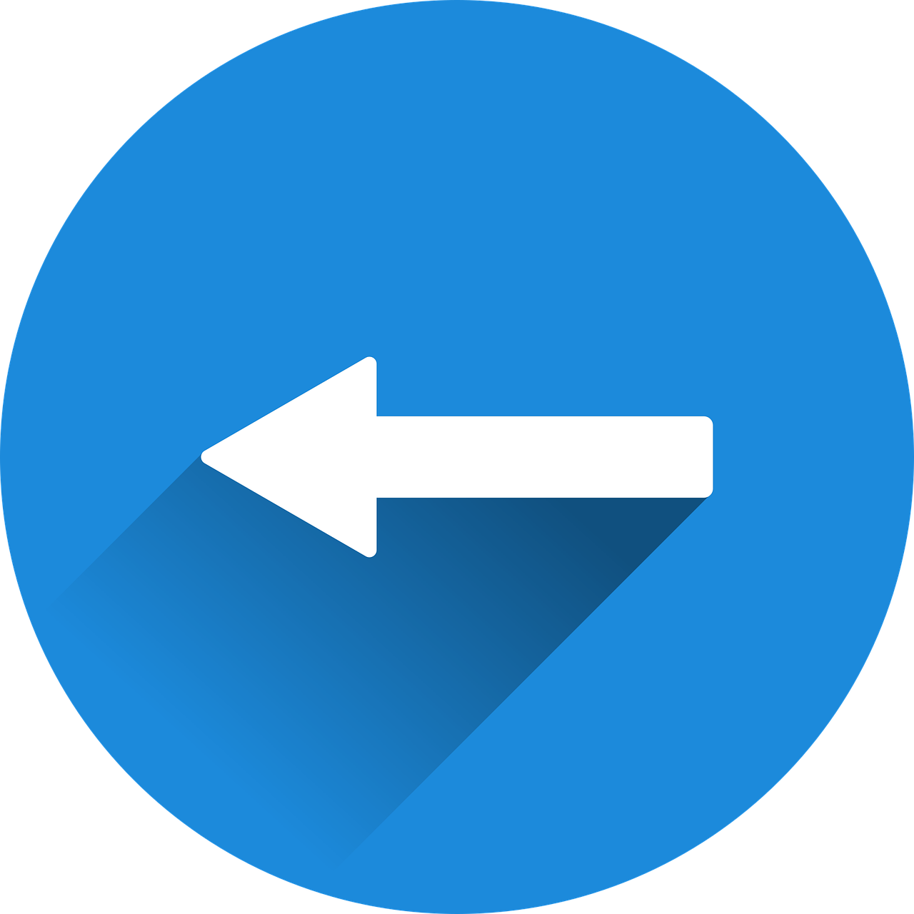 left arrow button